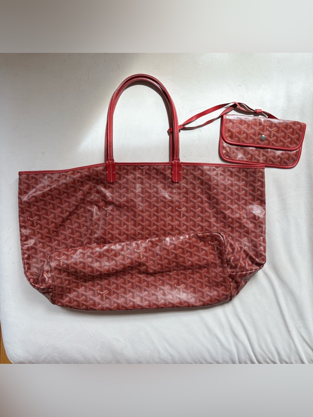 GOYARD Saint-Louis Leather Tote